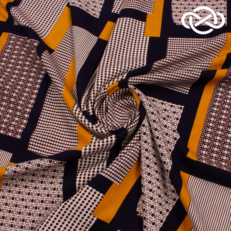 10034. Конкурс!!! Штапель. Вискоза. Принт - фото 2