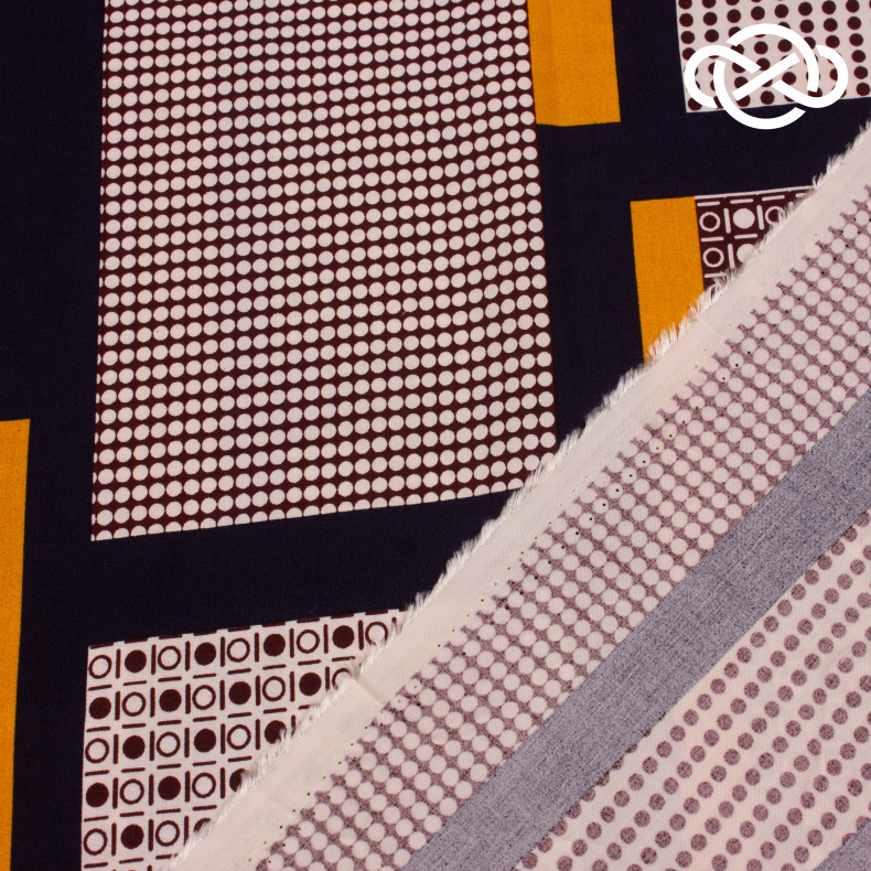 10034. Штапель. Вискоза. Принт от Tkani.site