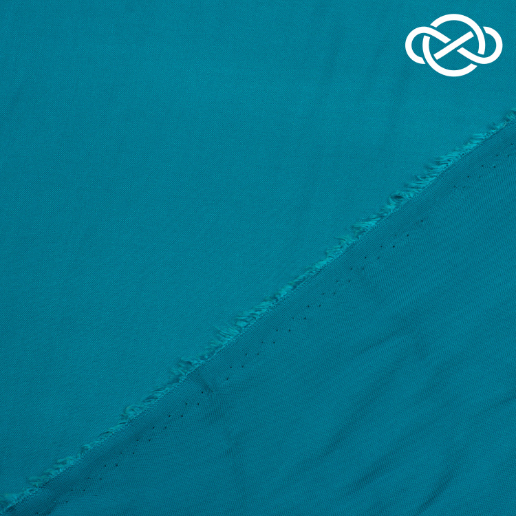 10042. Плательная вискоза. Бискайский залив - фото 2