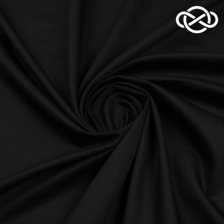 7634. Джерси 48 класс с начесом. Черный.