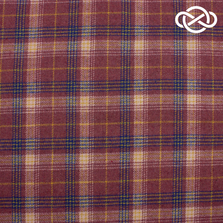 7650. Костюмная фланель. В клетку. Уценка!!! - фото 1