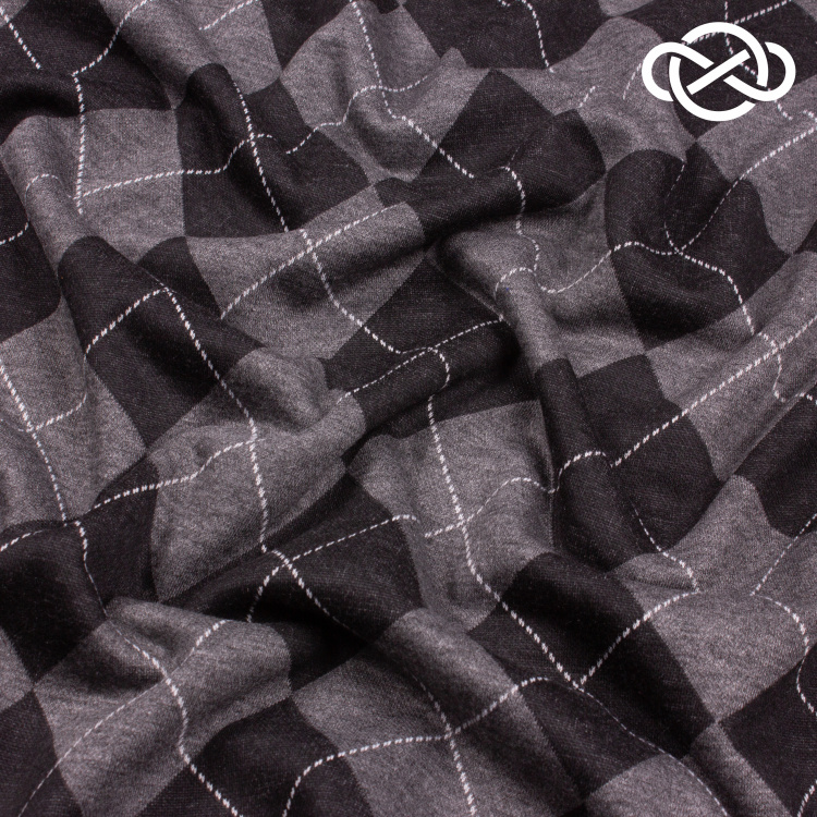 7651. Трикотажное полотно. Принт. - фото 2