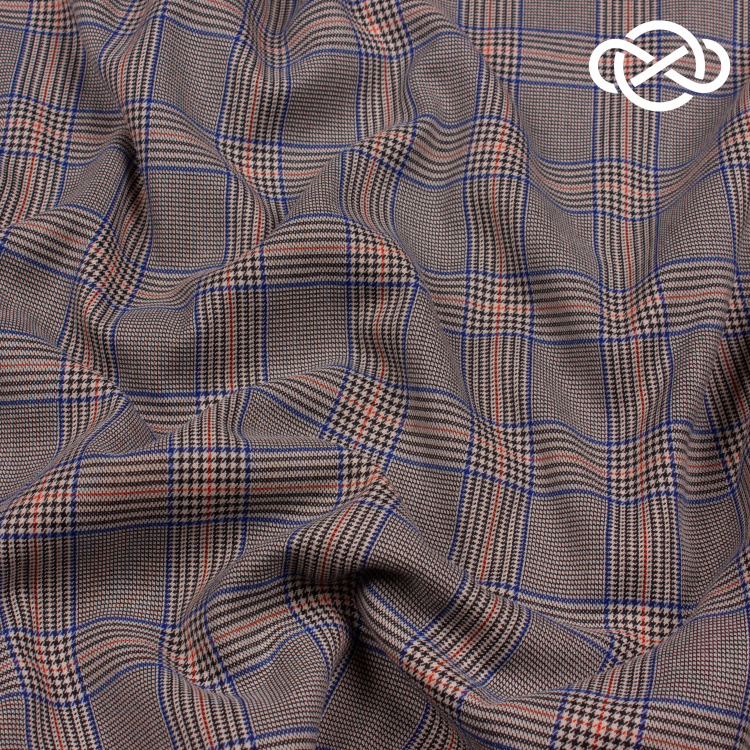 7658. Костюмная. В клетку. Уценка! - фото 2