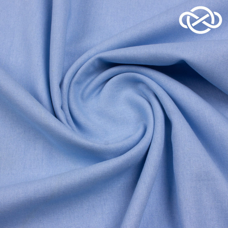 7666. Лен с вискозой. Чистое небо. Уценка!!!