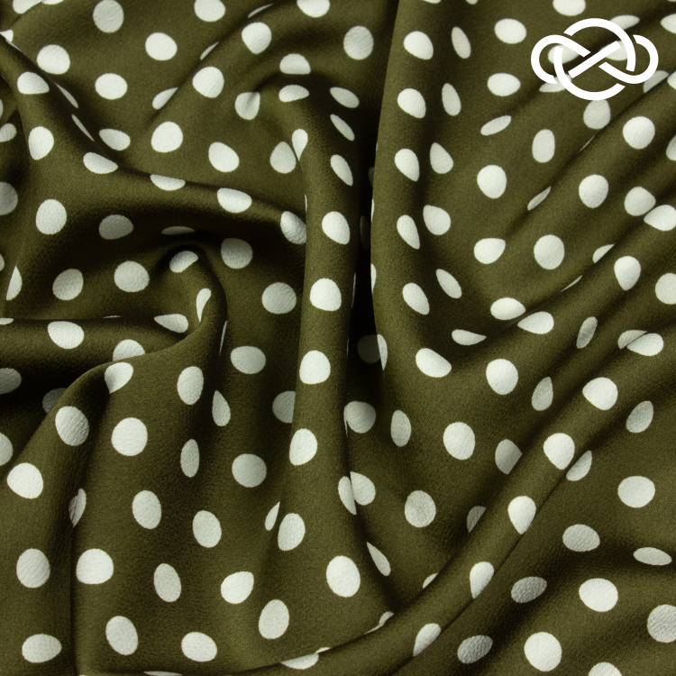 10046. Искусственный фактурный шёлк. Jacobs. Принт - фото 2