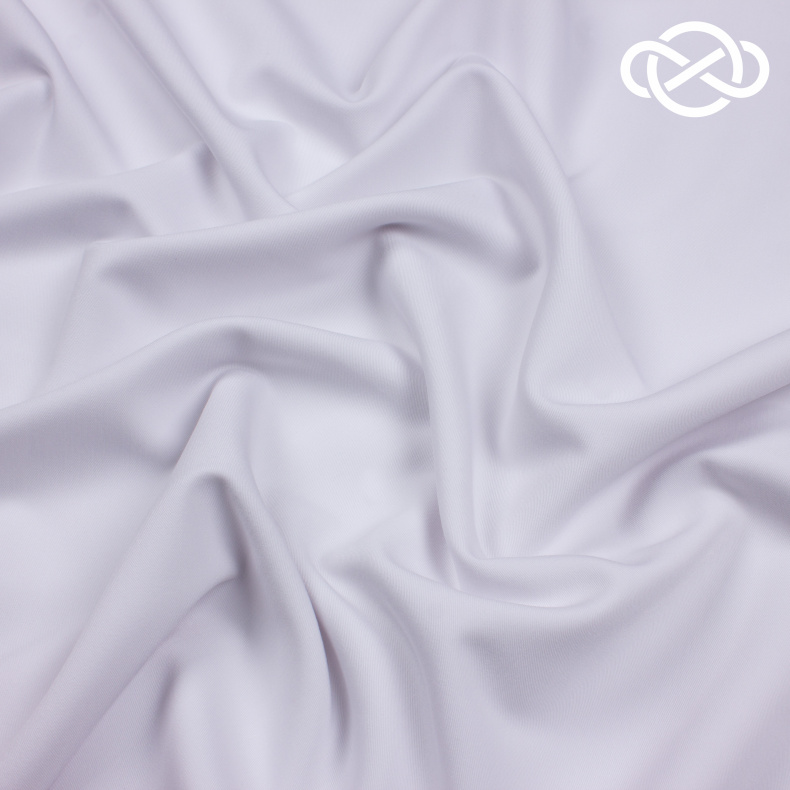 10055. Костюмная. Поливискоза. Белый от Tkani.site