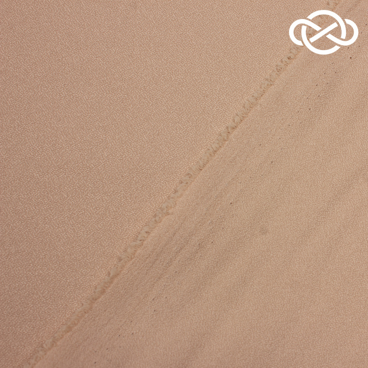 7676. Плательная. Креп. Бежевый. - фото 2