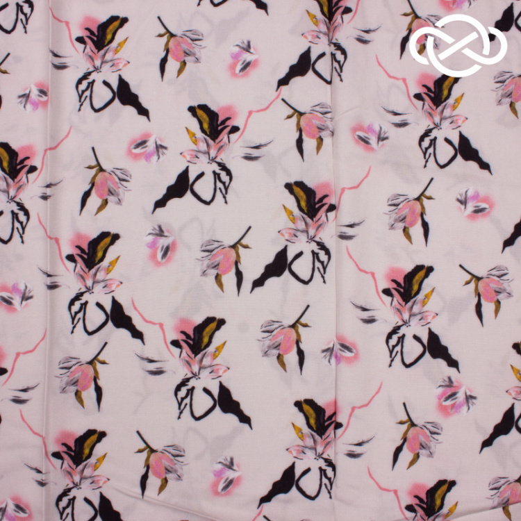 7679. Штапель. Вискоза. Принт.