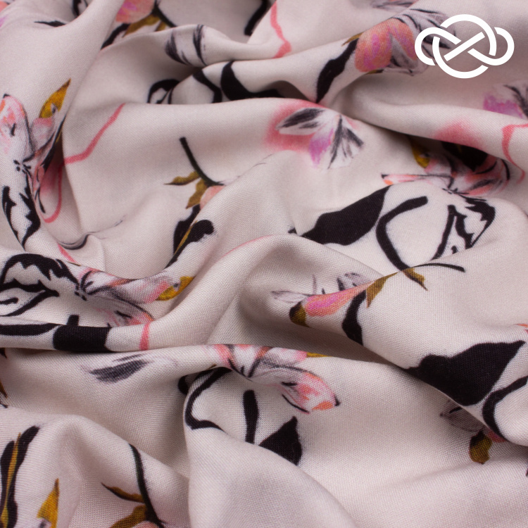 7679. Штапель. Вискоза. Принт. - фото 2