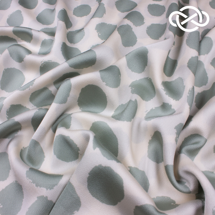 10076. Искусственный фактурный шёлк. Jacobs. Принт - фото 2