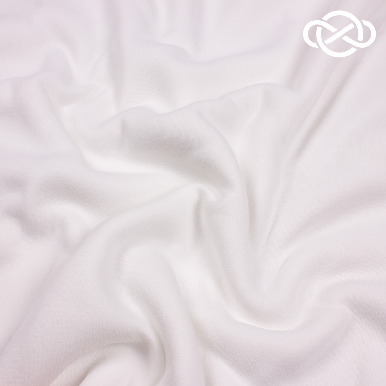 10081. Футер 3х нитка с начесом. Молочный от Tkani.site