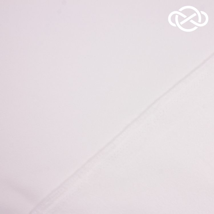 10081. Футер 3х нитка с начесом. Молочный - фото 2