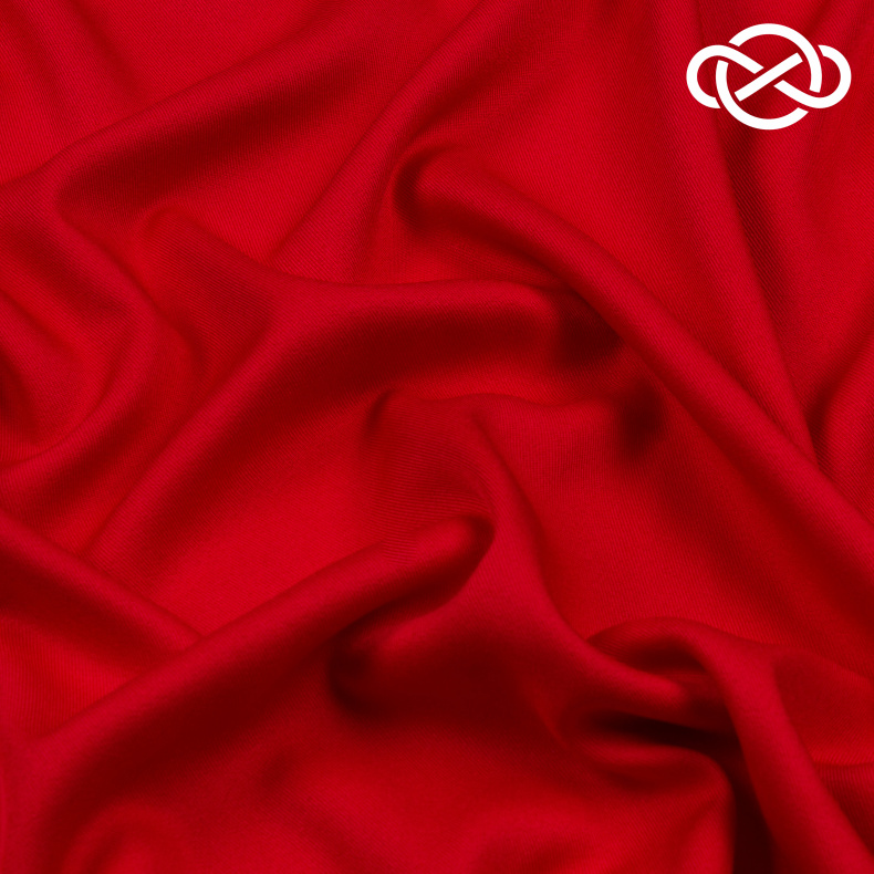 10087. Плательная. Диагональ. Красный от Tkani.site