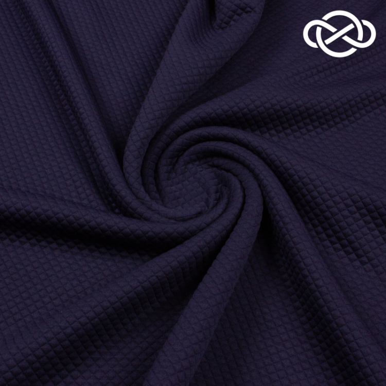 10092.  Трикотажное полотно. Капитоне. Черный