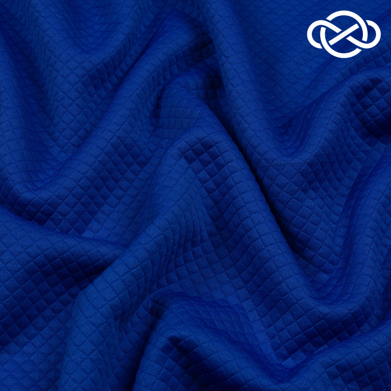 7704. Капитоне. Ромб. Василек. Уценка!!! от Tkani.site