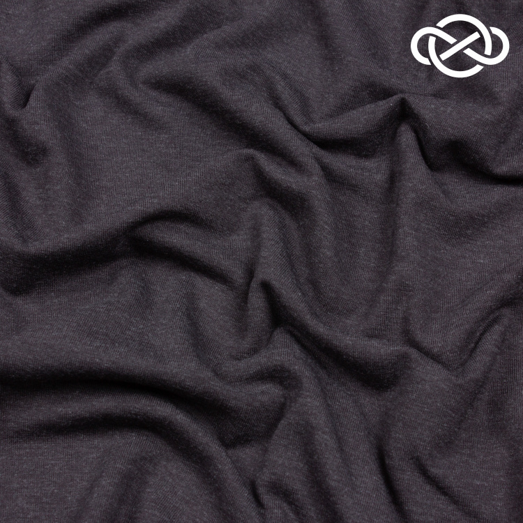 7710. Кулирная гладь. Темно-серый. - фото 1