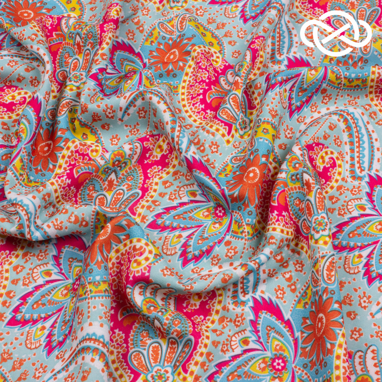 10101. Конкурс!!! Плательная креп. Принт - фото 2