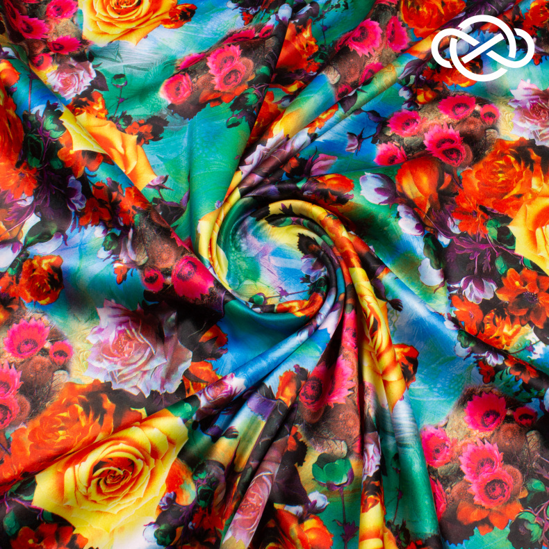 10102. Конкурс!!! Атлас сэндвич. Принт от Tkani.site