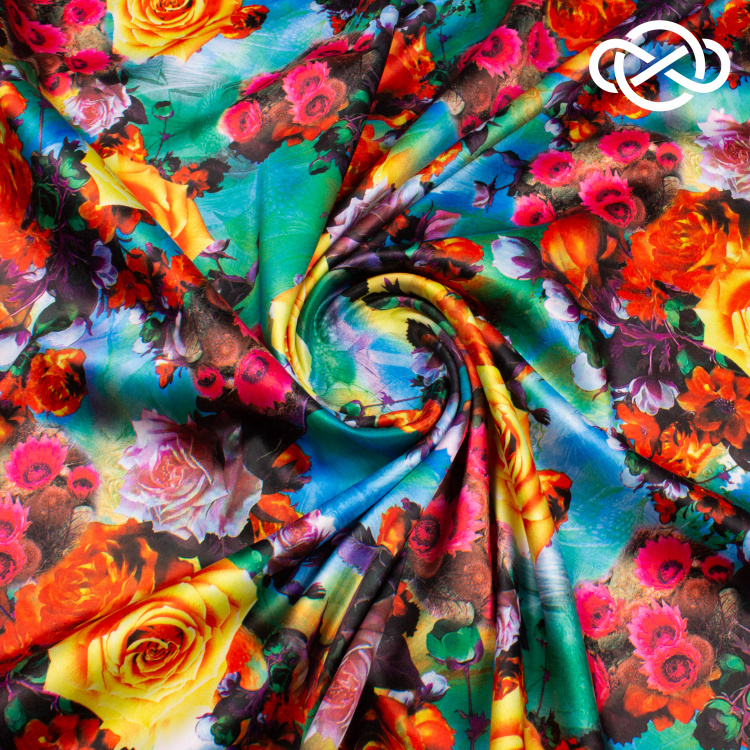 10102. Конкурс!!! Атлас сэндвич. Принт - фото 1