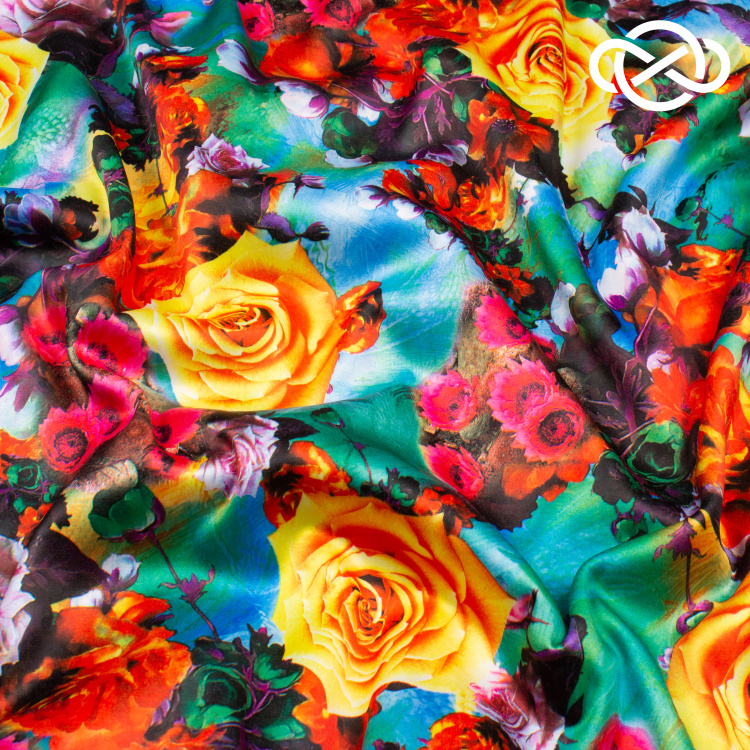 10102. Конкурс!!! Атлас сэндвич. Принт - фото 2