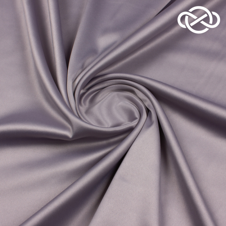 10104. Костюмно-плательный атлас. Серый