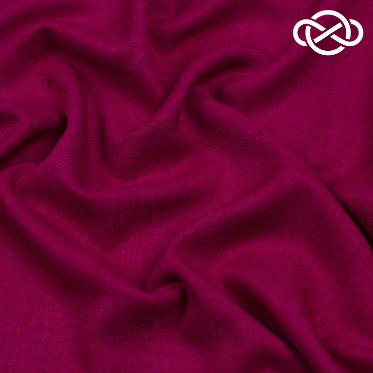 10116. Искусственный лен. Манго. Фестивальная фуксия - фото 1