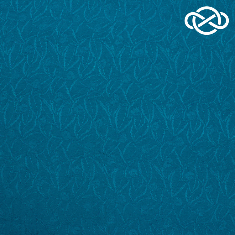 10123. Конкурс!!! Вискоза с шелком. Жаккард. Карибское море - фото 1