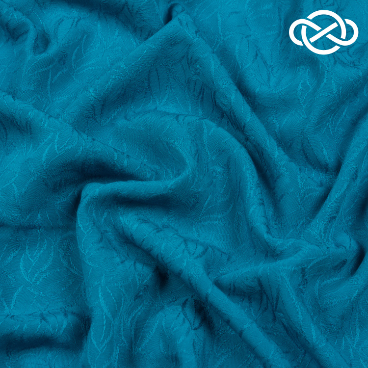 10123. Конкурс!!! Вискоза с шелком. Жаккард. Карибское море - фото 2