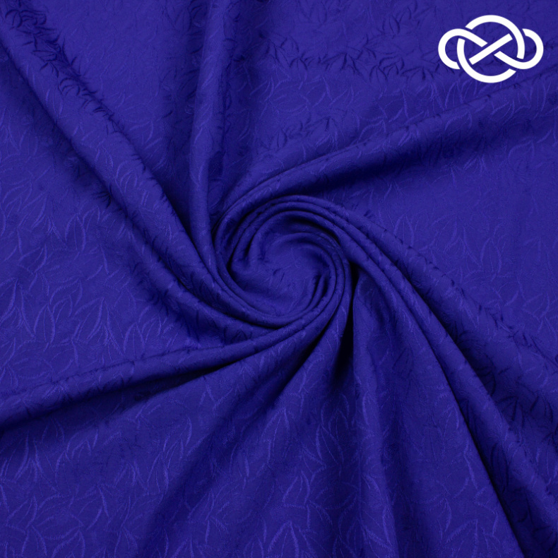 10126. Конкурс!!! Вискоза с шелком. Жаккард. Василёк от Tkani.site