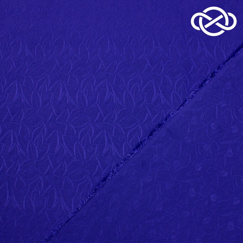 10126. Конкурс!!! Вискоза с шелком. Жаккард. Василёк от Tkani.site