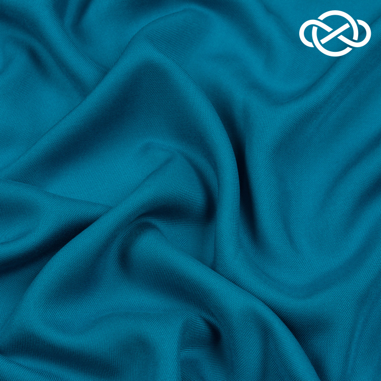 10124. Конкурс!!! Плательная вискоза с шелком. Карибское море - фото 1