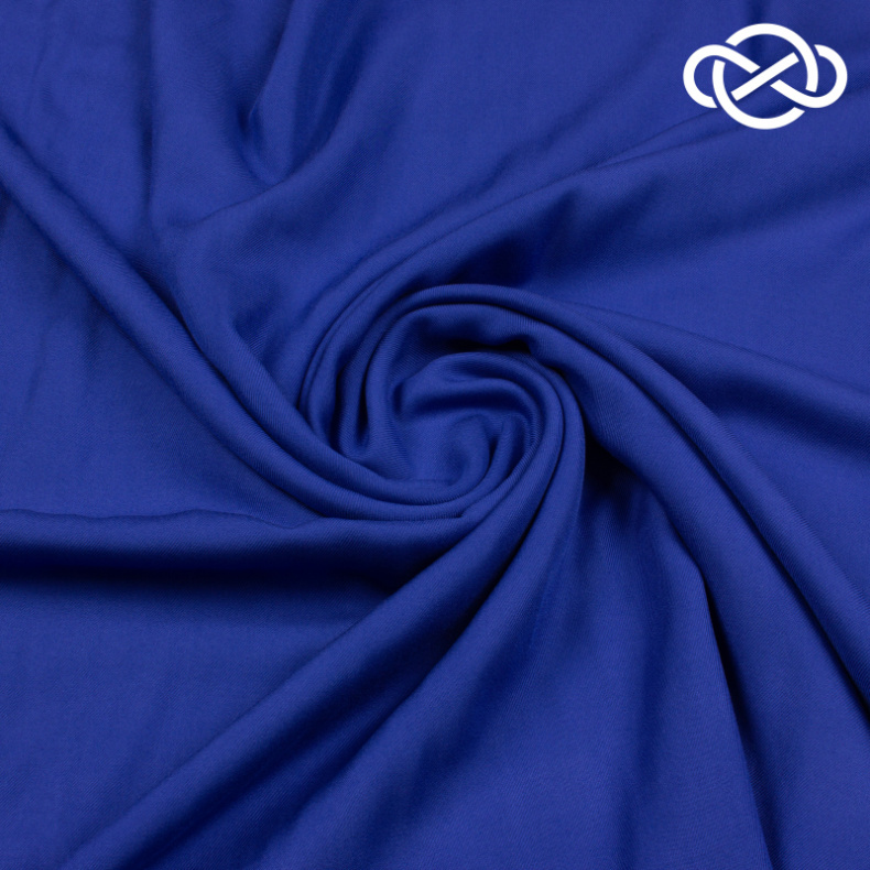 10128. Конкурс!!! Плательная вискоза с шелком. Василёк от Tkani.site