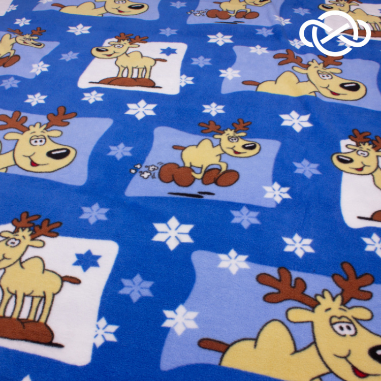 10145. Флис двухсторонний. Принт