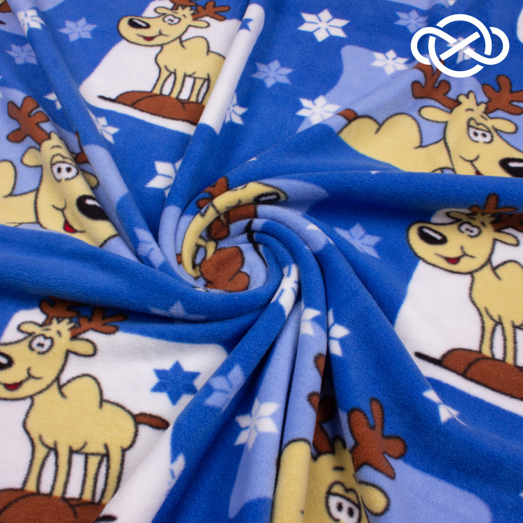 10145. Флис двухсторонний. Принт - фото 1