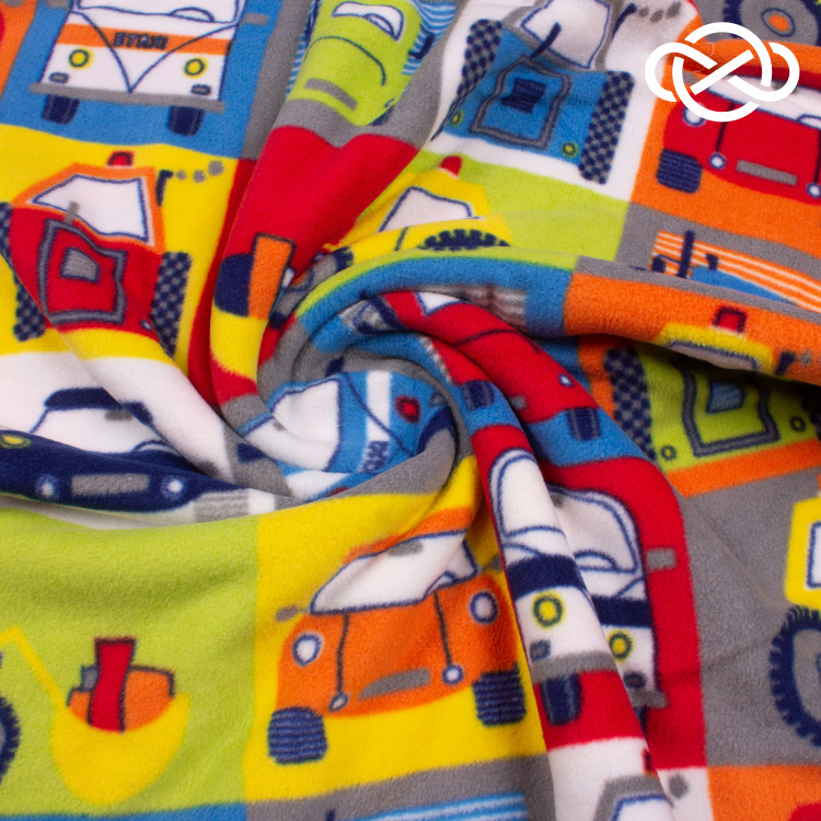 10148. Флис двухсторонний. Принт - фото 1