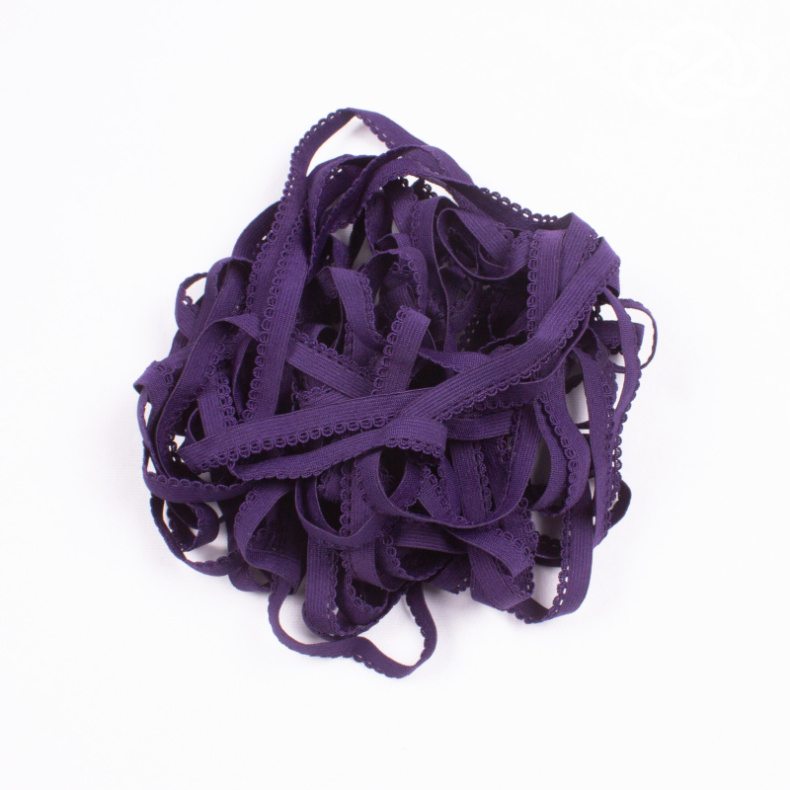 10154. Резинка бельевая декоративная 1см*10м (цена за упаковку) от Tkani.site