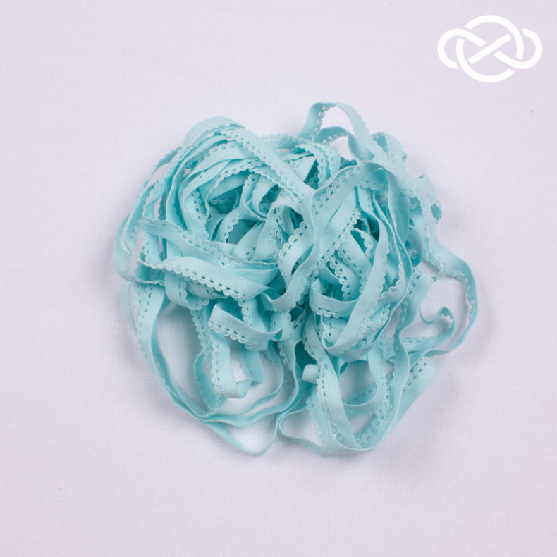 10156. Резинка бельевая декоративная 1см*10м (цена за упаковку) от Tkani.site