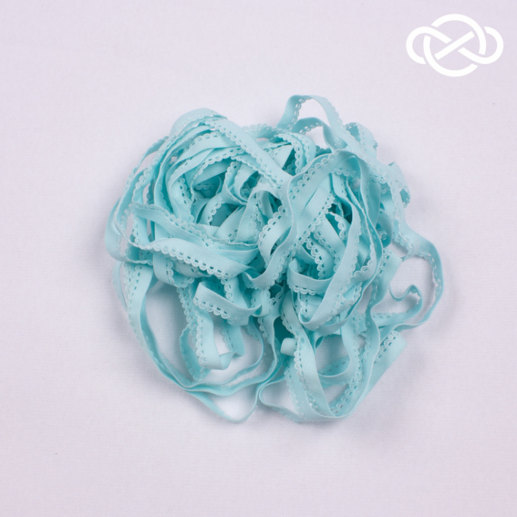 10156. Резинка бельевая декоративная 1см*10м (цена за упаковку)