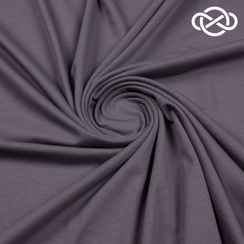 10157. Кулирная гладь. Компакт пенье. Серый от Tkani.site