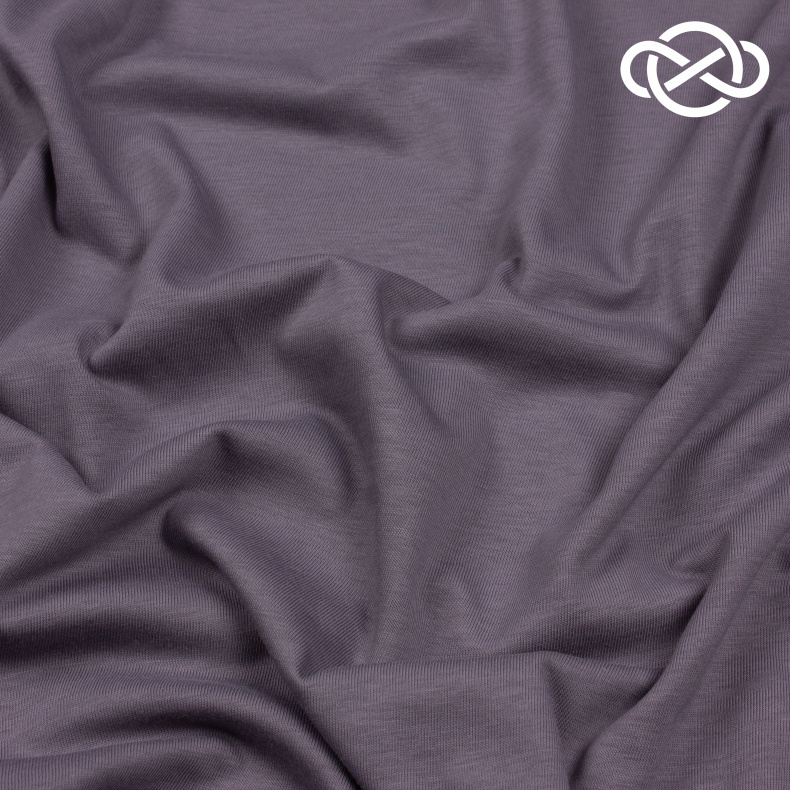 10157. Кулирная гладь. Компакт пенье. Серый от Tkani.site