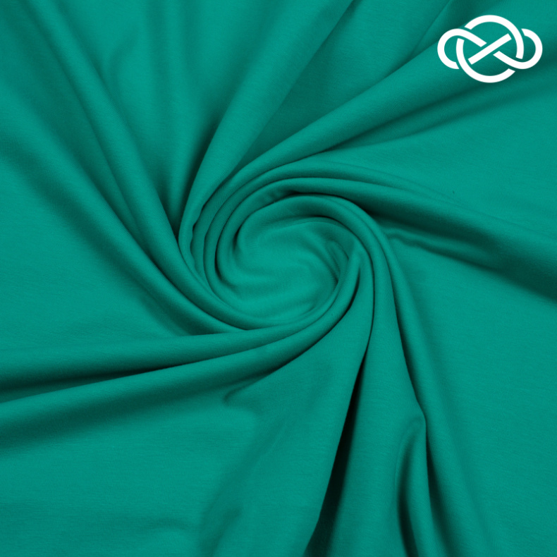 10161. Кулирная гладь. Компакт пенье. Великолепный бирюзовый. Уценка!!! от Tkani.site