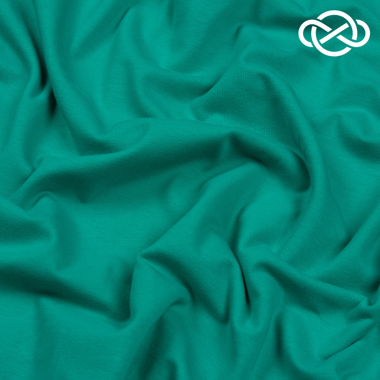 10161. Кулирная гладь. Компакт пенье. Великолепный бирюзовый. Уценка!!! - фото 1