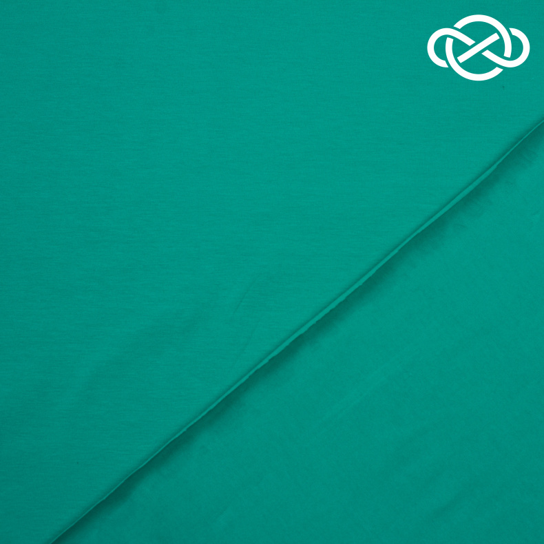 10161. Кулирная гладь. Компакт пенье. Великолепный бирюзовый. Уценка!!! от Tkani.site