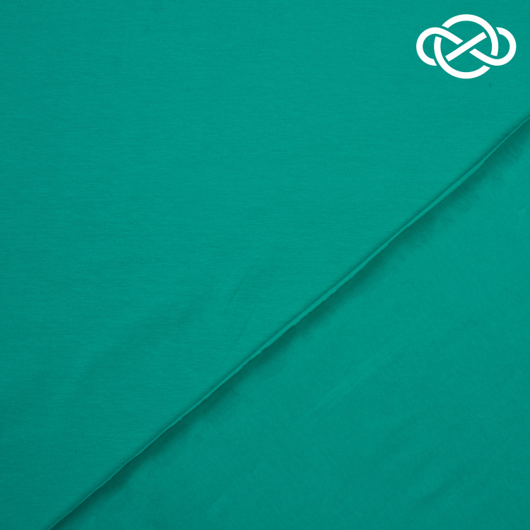 10161. Кулирная гладь. Компакт пенье. Великолепный бирюзовый. Уценка!!! - фото 2