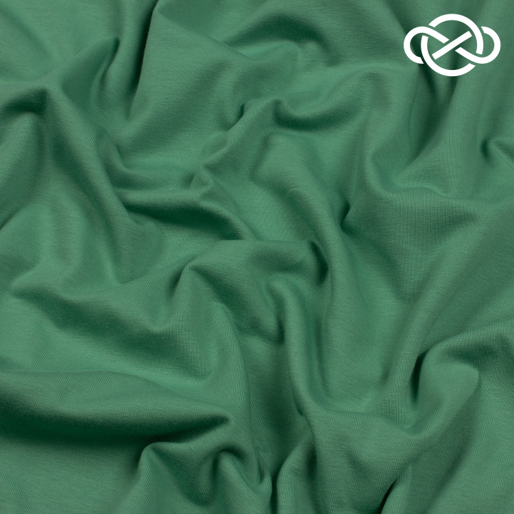 10166. Кулирная гладь. Компакт пенье. Осина зеленая - фото 1