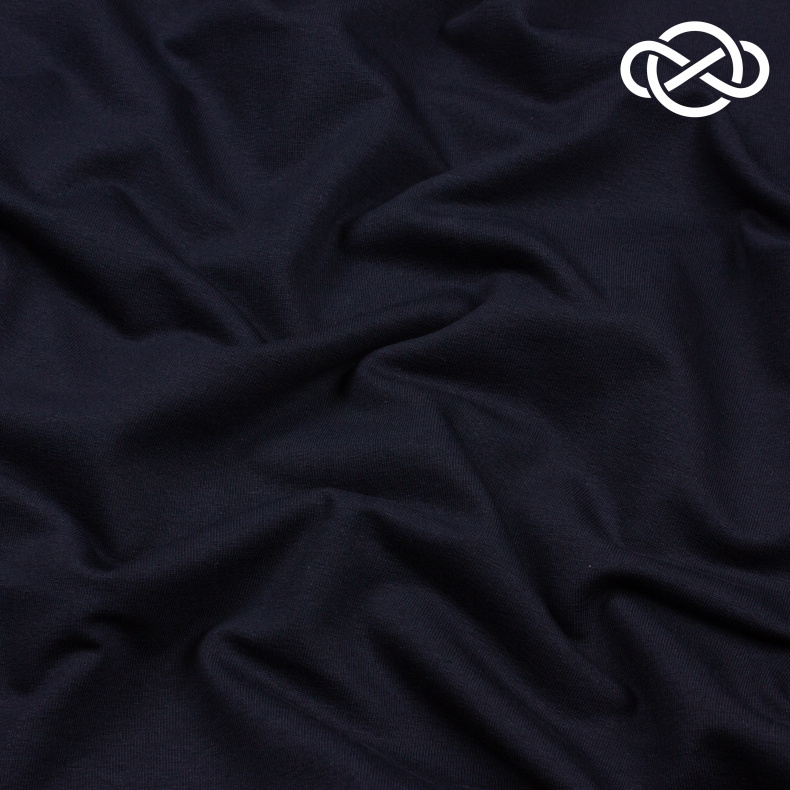 10182. Футер 2-х нитка. Петля. Темно-синий от Tkani.site