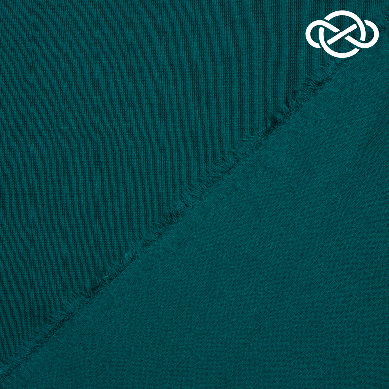 10195. Трикотажное полотно. Темно-зеленый от Tkani.site