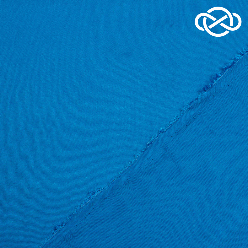 10200. Конкурс!!! Плательная вискоза с шелком. Дрезденский синий от Tkani.site