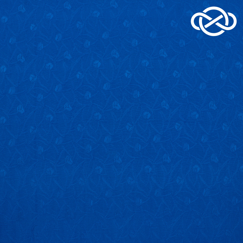 10203. Конкурс!!! Вискоза с шелком. Жаккард. Дрезденский синий от Tkani.site