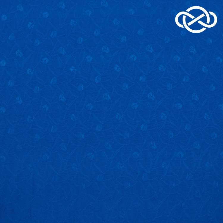 10203. Конкурс!!! Вискоза с шелком. Жаккард. Дрезденский синий - фото 1